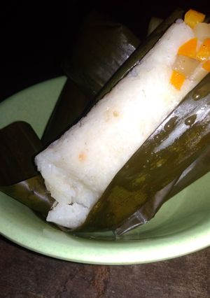 Foto resep Lontong isi Kentang Wortel