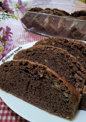 Foto resep Bolu pisang cokelat tanpa mixer