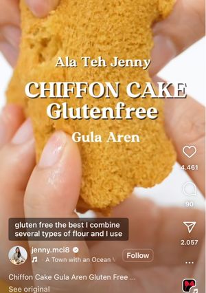 Foto resep Chiffon Cake Gluten Free