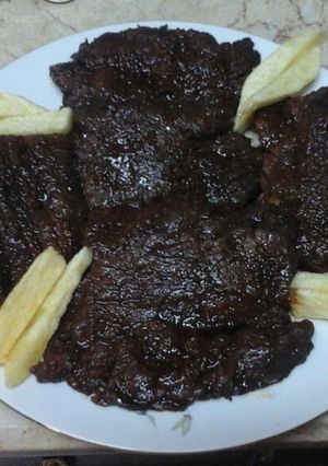 صورة لوصفة ستيك اللحم بالصويا صوص