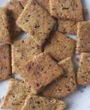 Galletitas saladas de maíz y harina integral