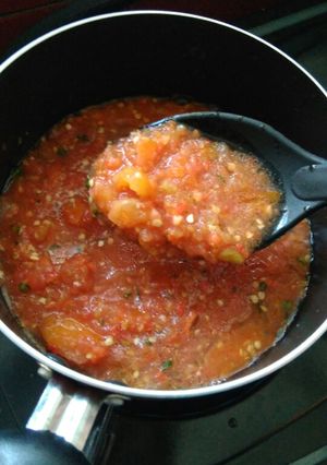 Foto resep Sambal Tomat Lemon / Jeruk nipis (sambal kebuli/briyani/mandhi)