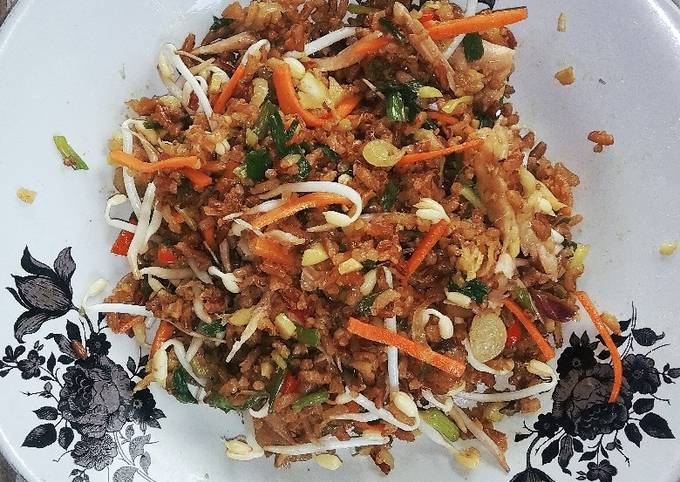 Nasi goreng rempah kencur kunyit aka cikur