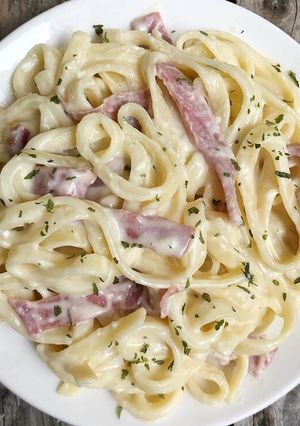 Foto resep Fettucini carbonara