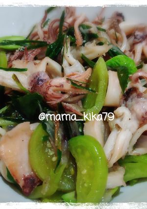 Foto resep Cumi asin cabe ijo