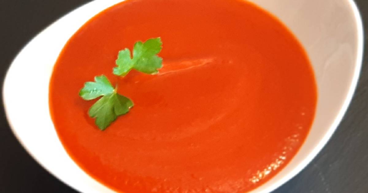 Poulet vapeur et son coulis de poivron