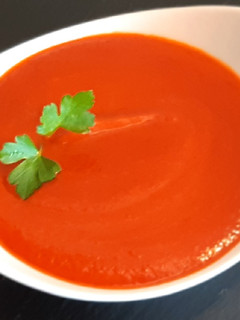 Una foto de Coulis de pimientos del piquillo