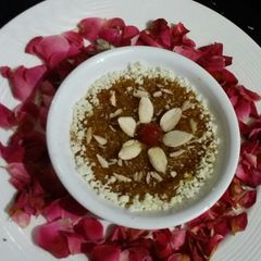 A picture of Moong dal ka halwa.