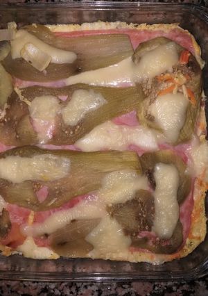 Una foto de Tarta de vegetales súper rápida. 15 min totales