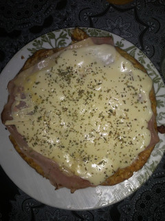Una foto de Pizza de avena