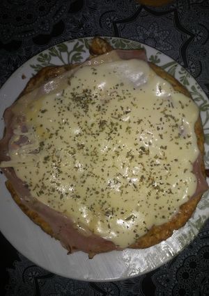 Una foto de Pizza de avena