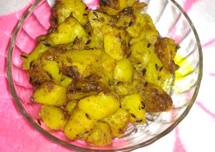THIS IS IT!  How to Make Zeera potato