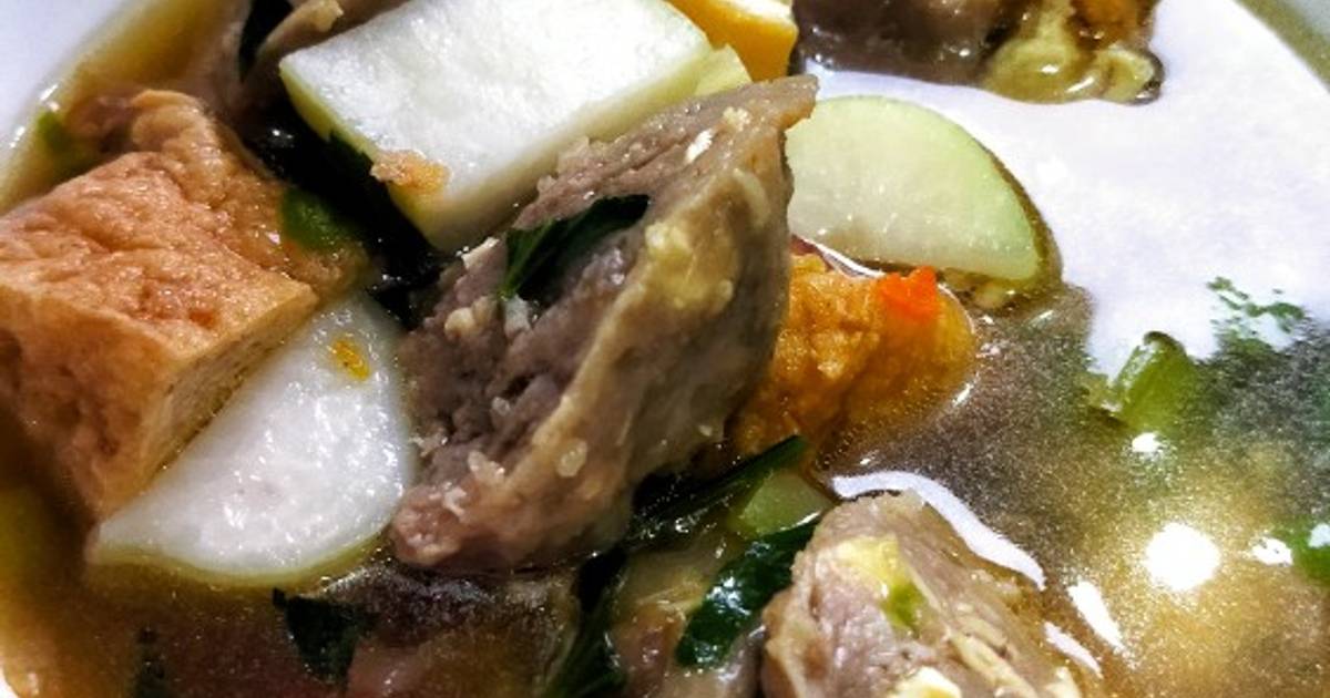 Resep Bakso Uleg Temanggung Oleh Destriana Devi Cookpad