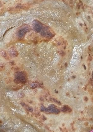 A picture of Kurkura khasta paratha.