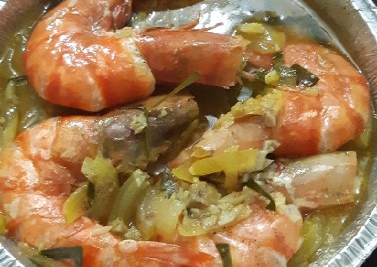 Steam udang