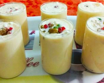 How To Prepare Recipe Sabudana Paneer and Dry fruits Lassi Delicious Nutritious