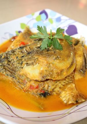 Foto resep Gurame bumbu kuning kuah santan