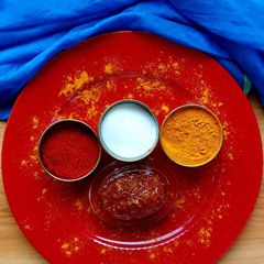 A picture of Instant mango chunda.