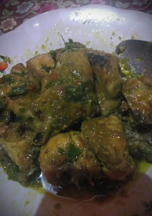 Foto resep Ayam sambal ijo