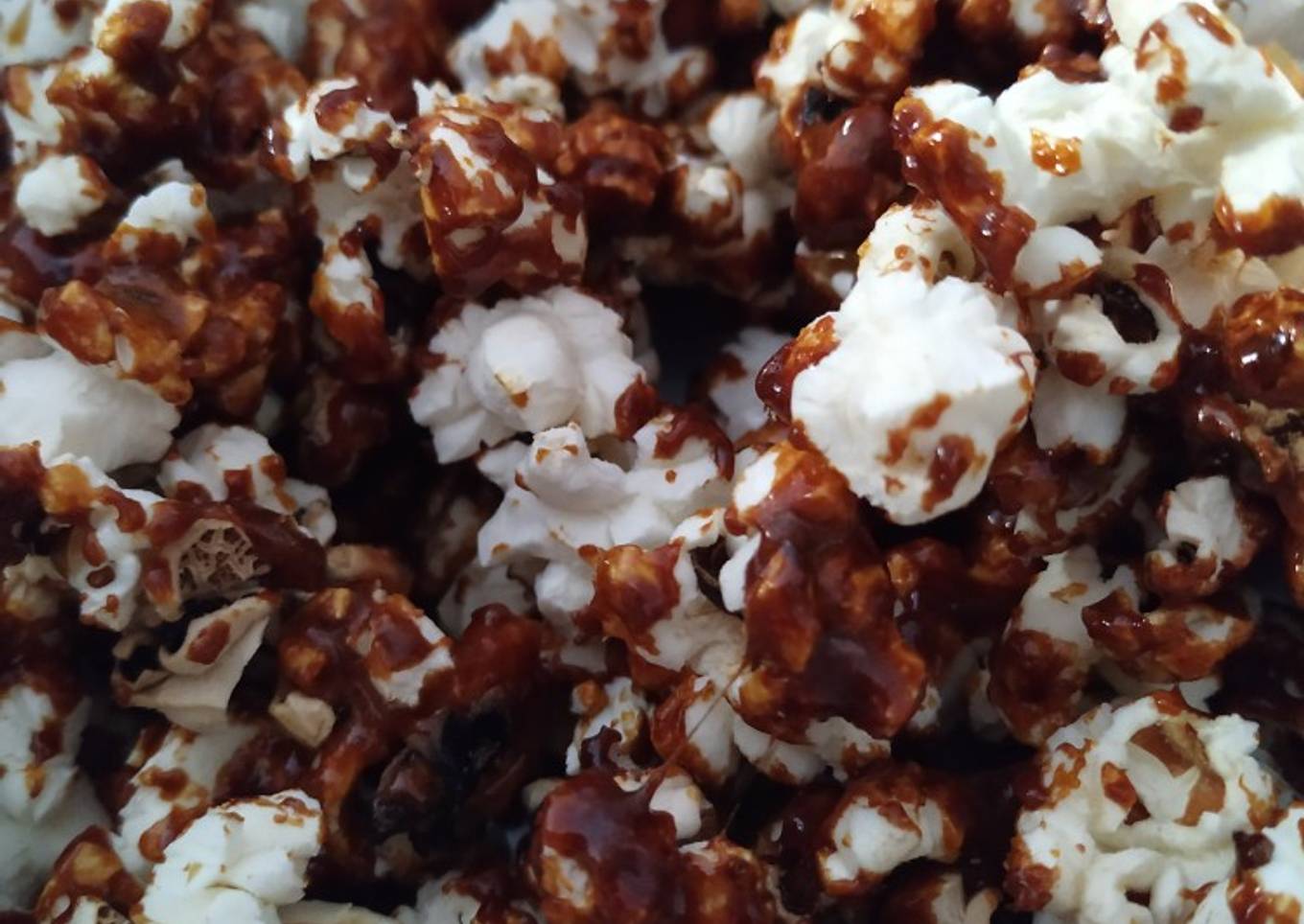 Palomitas con caramelo salado