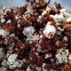 Una foto de Palomitas con caramelo salado