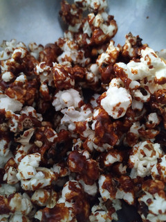 Una foto de Palomitas con caramelo salado