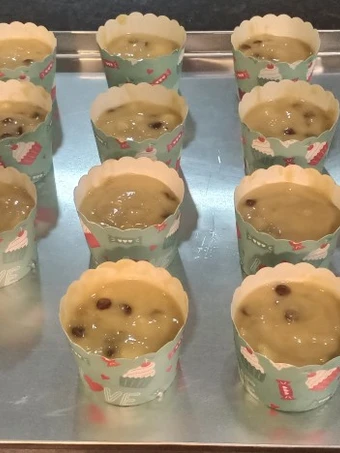 Cara Sederhana Membuat Resep  Banana chocolate chip muffins yang Lezat Sekali, Lezat Sekali