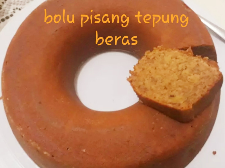 Resep: Bolu pisang tepung beras (gluten free banana cake)🍌 Untuk Jualan