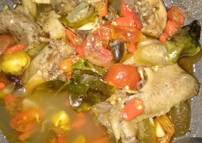 Bagaimana Membuat Ayam garang asem pedas yang Menggugah Selera