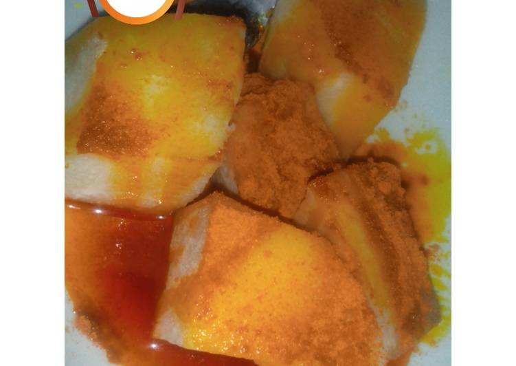 Step-by-Step Guide to Make Favorite Boiled yam and plam oil
