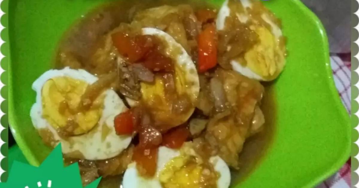 Resep Semur Telur Dan Tahu Oleh 𝓓𝓮𝔀𝓲 𝓐𝓻𝓲𝓯𝓲𝓪𝓷𝓽𝓲 - Cookpad