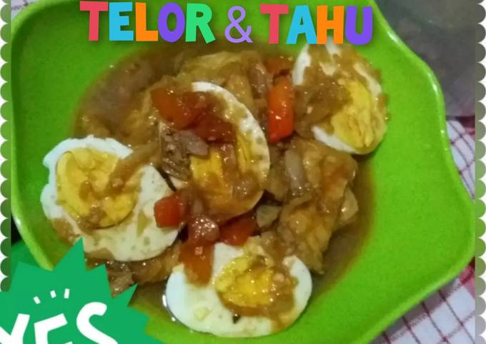 Resep Semur Telur Dan Tahu Oleh 𝓓𝓮𝔀𝓲 𝓐𝓻𝓲𝓯𝓲𝓪𝓷𝓽𝓲 Cookpad