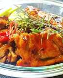 Đùi gà rim mặn Hương Rosmarin Vị chanh