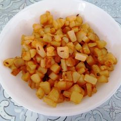 Simple sautéd potatoes A picture of Simple sautéd potatoes.
