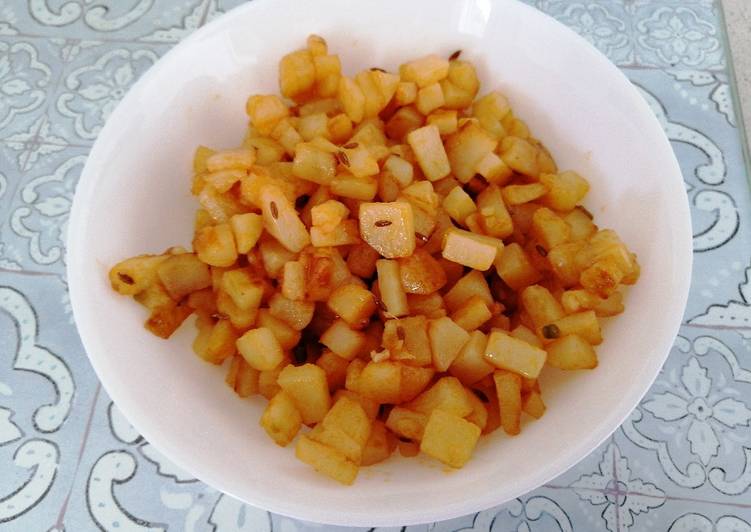 Steps to Make Homemade Simple sautéd potatoes