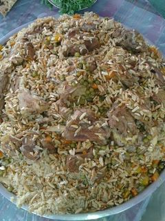 صورة لوصفة طريقة عمل الكبسة باللحم