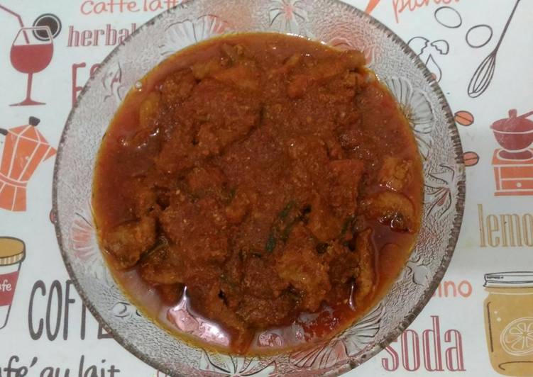 Krengsengan daging resep ala bulek