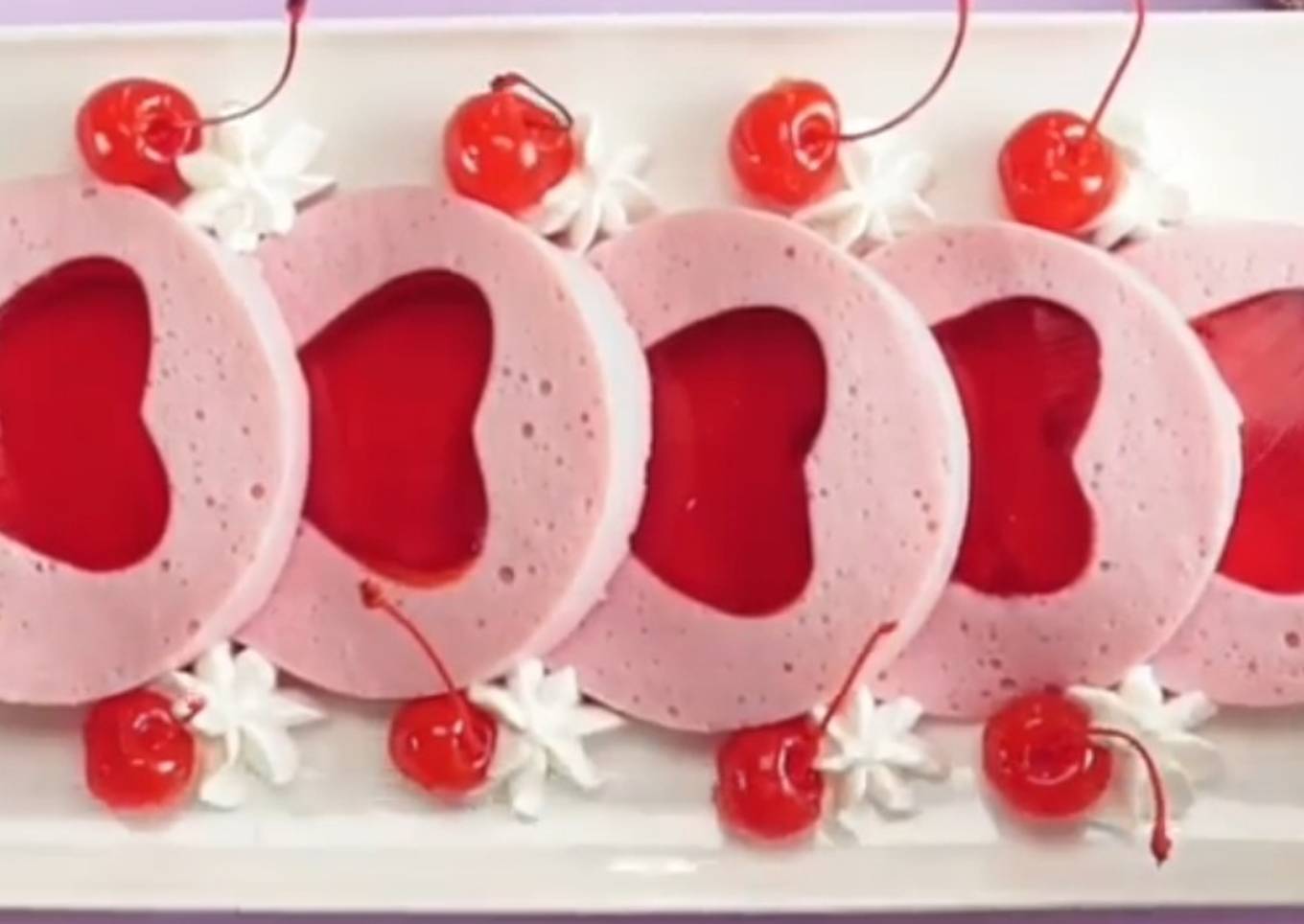 Jelly Hearts with Milk Jelly