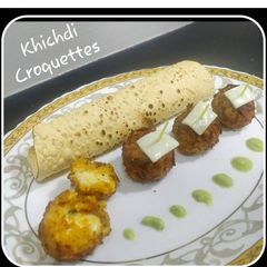 A picture of Khichdi Croquettes.