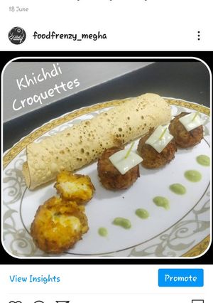 A picture of Khichdi Croquettes.