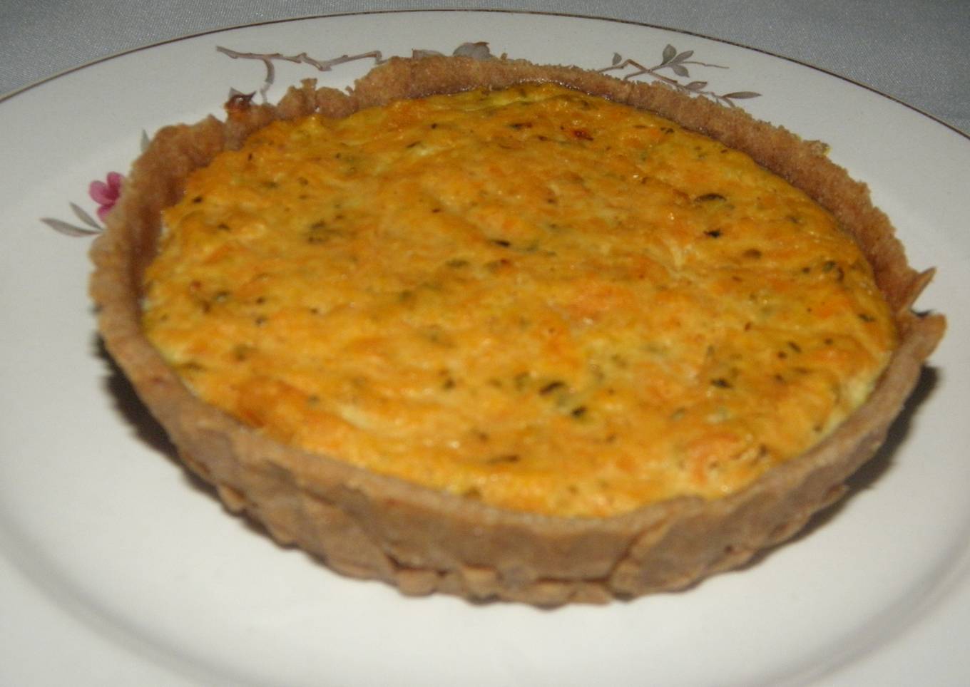 Tarta de calabaza bajo colesterol