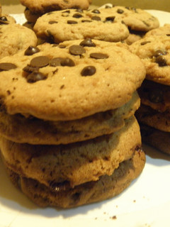 Una foto de Cookies de miel y chips de chocolate
