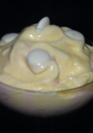 Una foto de Helado básico de vainilla