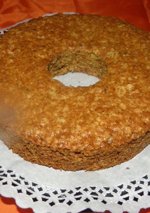 Una foto de Budín casero de nuez