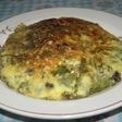 Tortilla de zucchini para la dieta