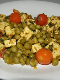 Una foto de Salteado de tofu en Wok