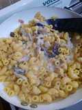 Coditos con salsa Alfredo
