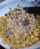Coditos con salsa Alfredo
