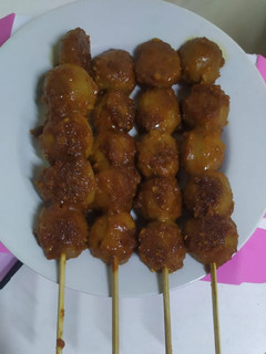 Foto resep Bakso Bakar Teflon Bumbu Kacang