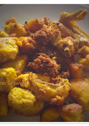 Foto resep Ayam dan tempe goreng ungkep